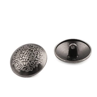 gombičky kovový - 23 mm nikel antik