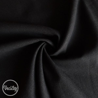 Ľan/Viskóza - black