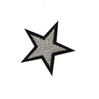 Nažehľovačka - hviezda strieborná