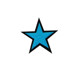 Nažehľovačka - hviezda modrá