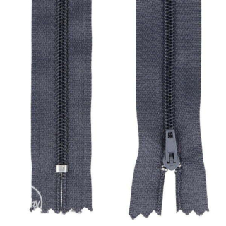 Špirálový zips dĺžka 45 cm pinlock - grey