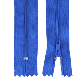 Špirálový zips dĺžka 45 cm pinlock - blue