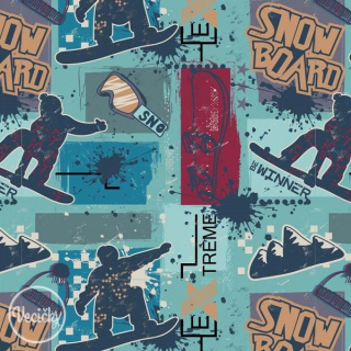 Počesaná TEPLÁKOVINA - snowboard 