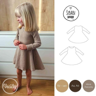 Strih PDF - Detské točivé šaty "Olivia"
